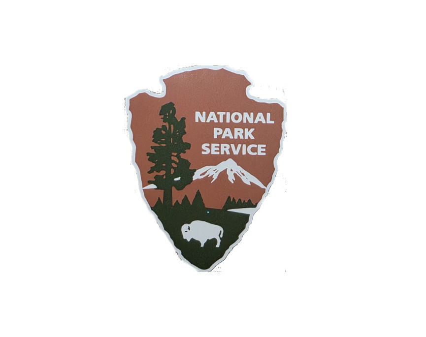 National Parks Service Arrowhead Vinyl Sticker | Support your parks | 2\ National Parks Service Arrowhead Vinyl Sticker | Support your parks | 2\