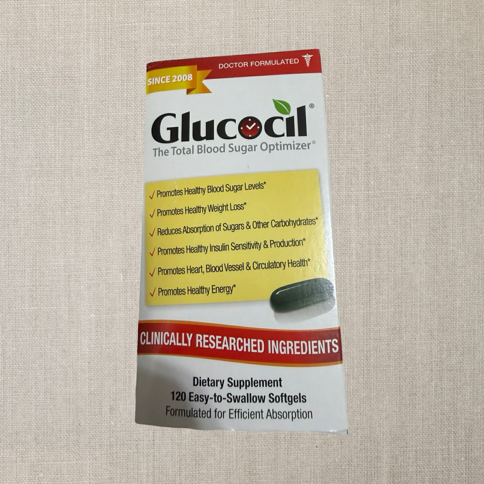 New Bottles Glucocil/Total Blood Sugar Optimizer Easy Swallow Softgel Shipping New Bottles Glucocil/Total Blood Sugar Optimizer Easy Swallow Softgel Shipping