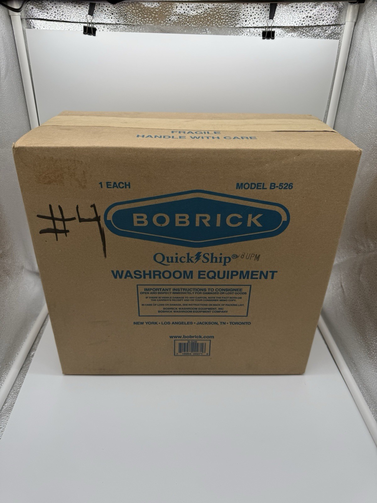 Factory Sealed - Bobrick B-526 Countertop Paper Towel Dispenser Stainless Steel Factory Sealed - Bobrick B-526 Countertop Paper Towel Dispenser Stainless Steel