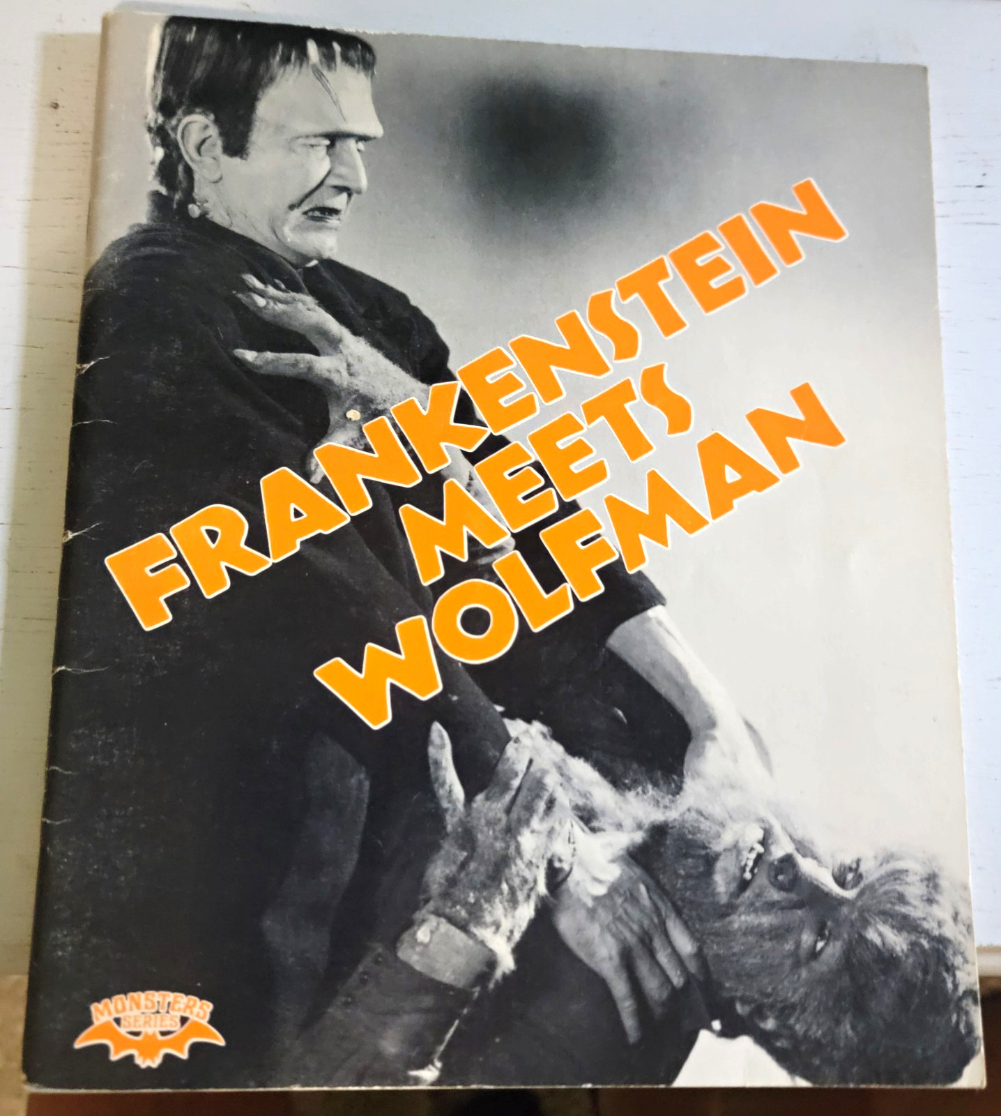 Vintage 1981 Frankenstein Meets Wolfman HC Monsters Series Ian Thorne Crestwood