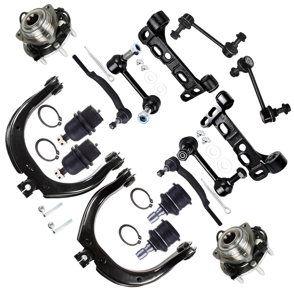 16pc Front Suspension Kit for Trailblazer Envoy Ascender Bravada 9-7x Rainier