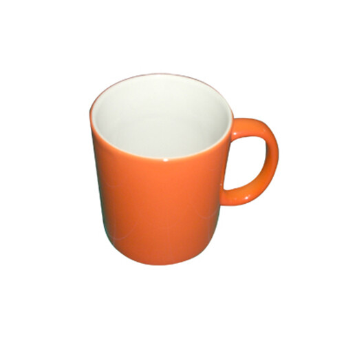 10pcs Full Color Changing Mug 11OZ Sublimation Coated Mugs Heat Press-Orange