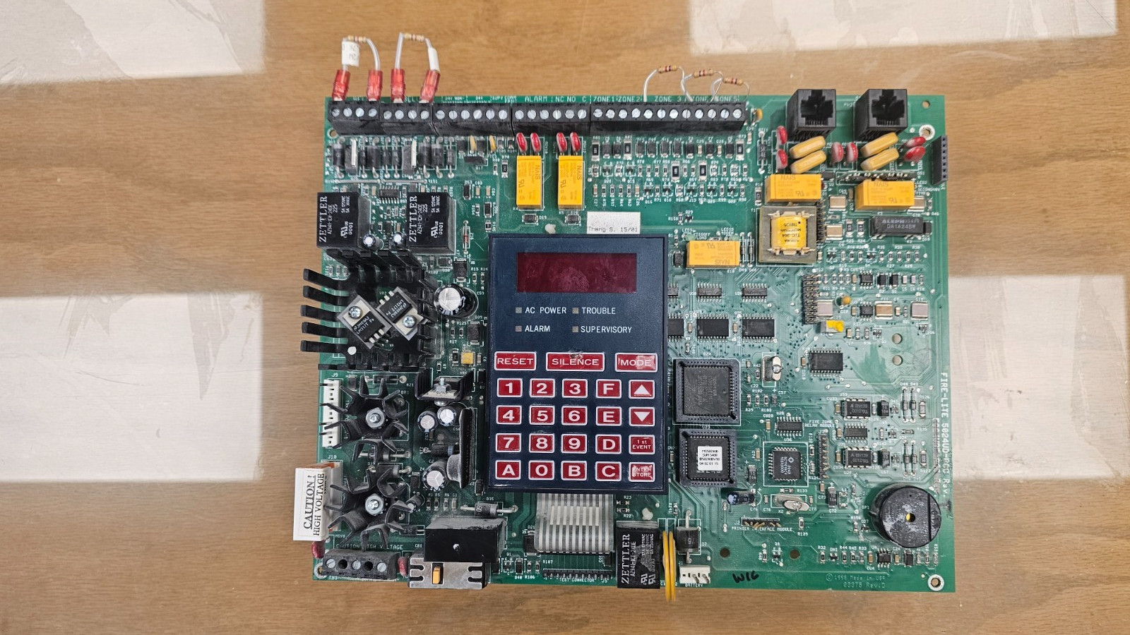 FIRELITE MS-5024UD Fire Alarm Control Panel Board