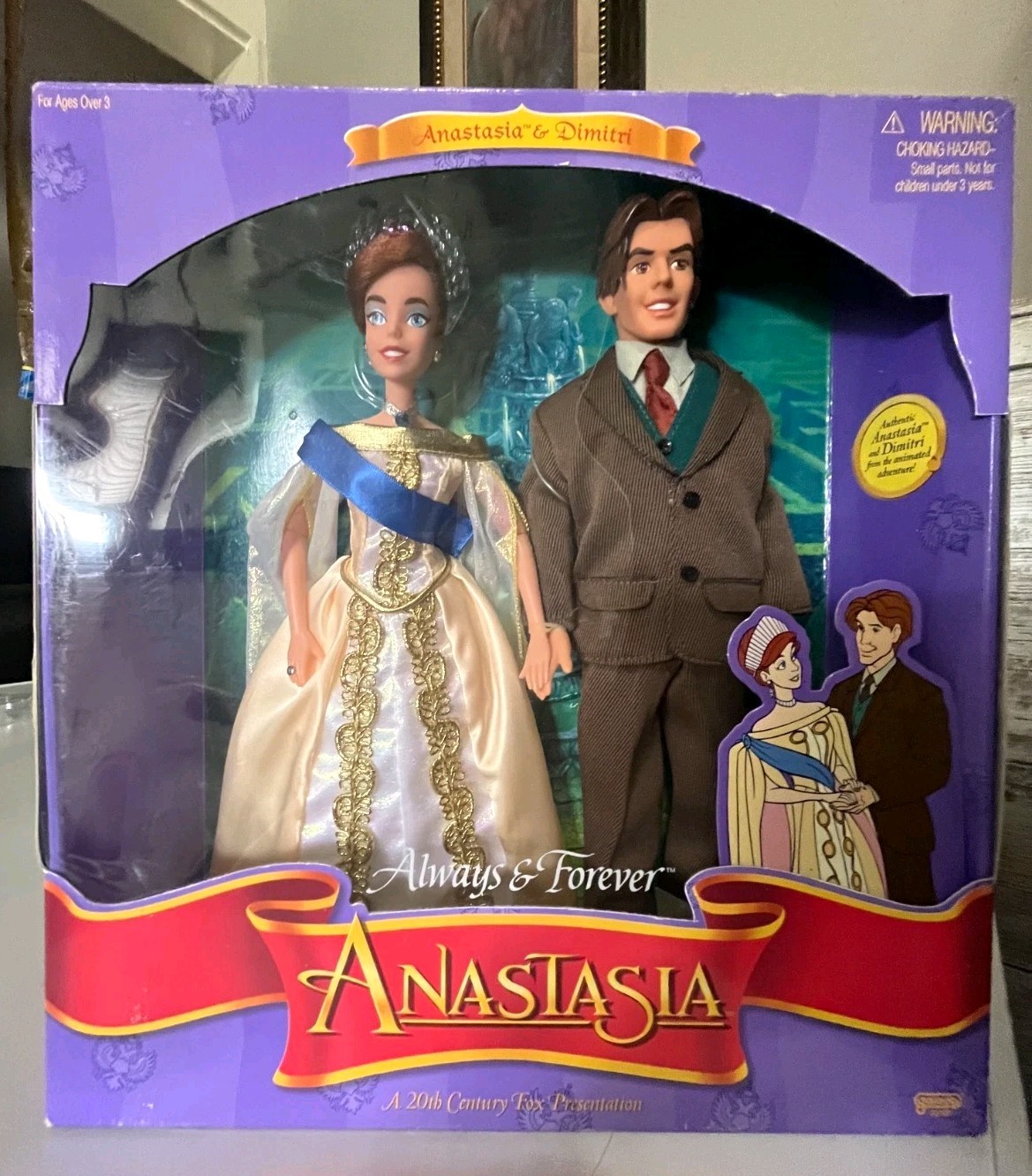 1997 Galoob Anastasia & Dimitri Always & Forever Gift Set NRFB Rare Vintage 1997 Galoob Anastasia & Dimitri Always & Forever Gift Set NRFB Rare Vintage