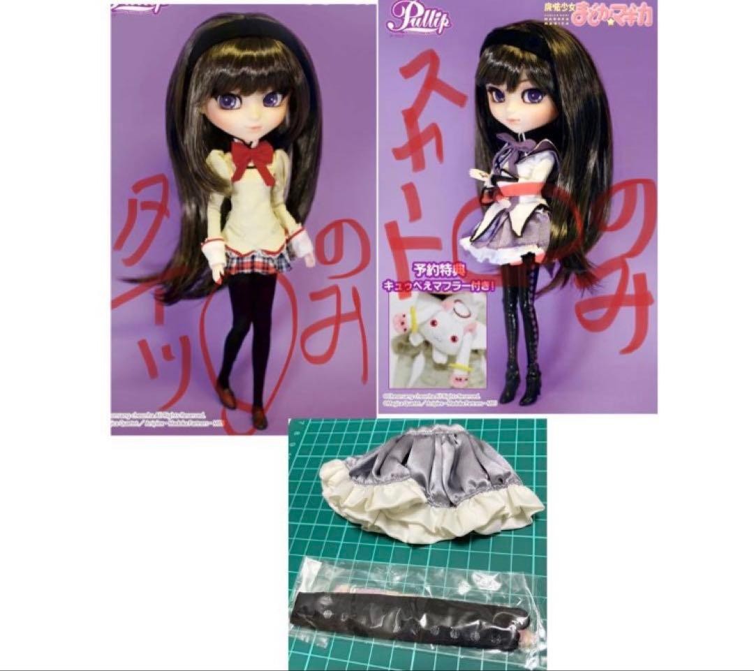 16 Doll Pullip Puella Magi Madoka Magica Homura Akemi Skirt Tights