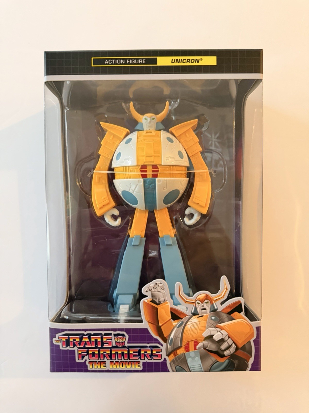 Super 7 UNICRON Transformers The Movie Action Figure 40 Years ReAction Super 7 UNICRON Transformers The Movie Action Figure 40 Years ReAction
