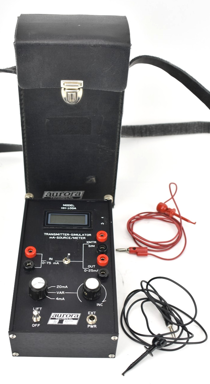 Aurora Technical Services HH-100A Transmitter Simulator mA Source & Meter