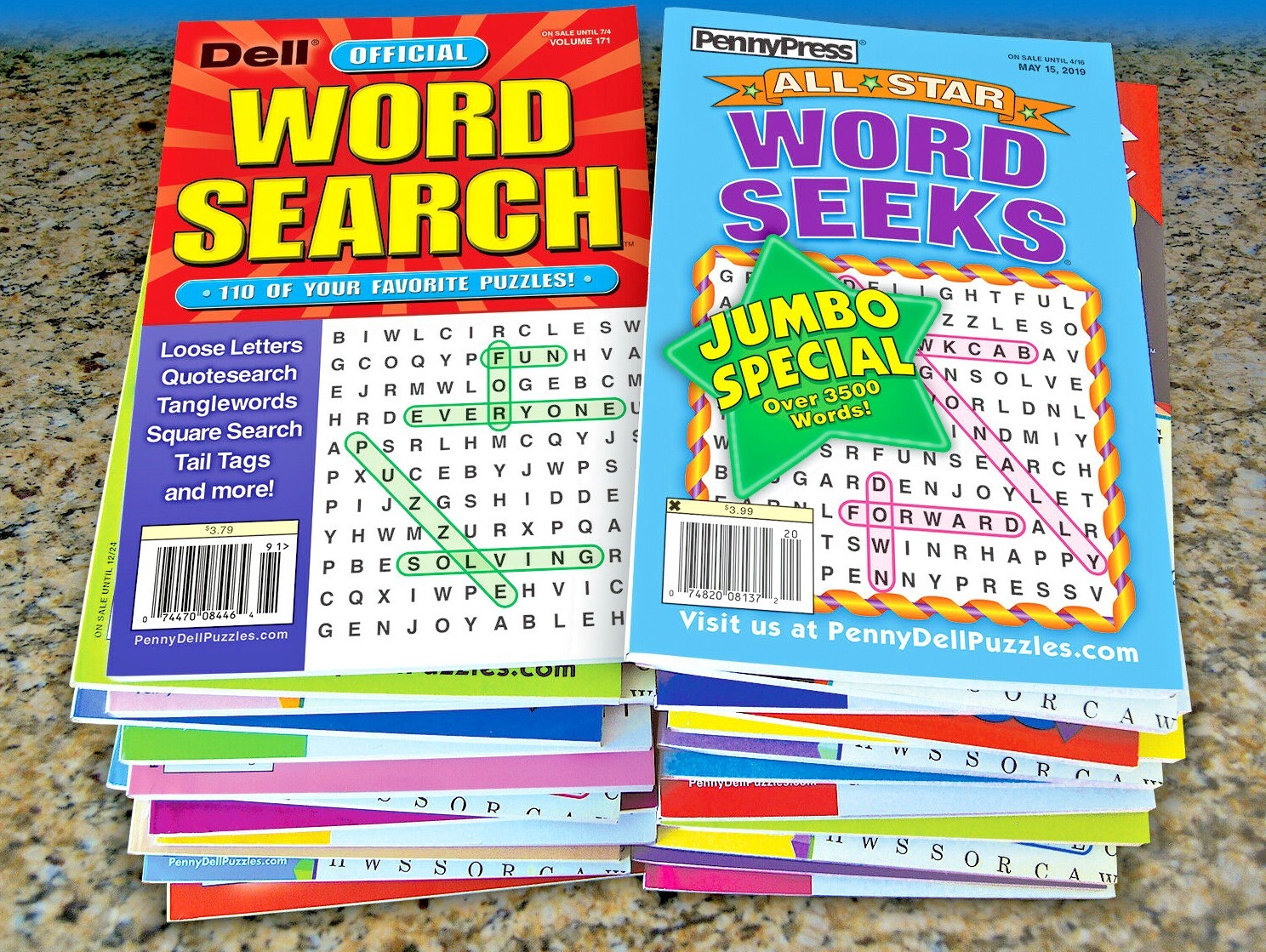 Penny Press/Dell Word Seek Pack 24 Penny Press/Dell Word Seek Pack 24