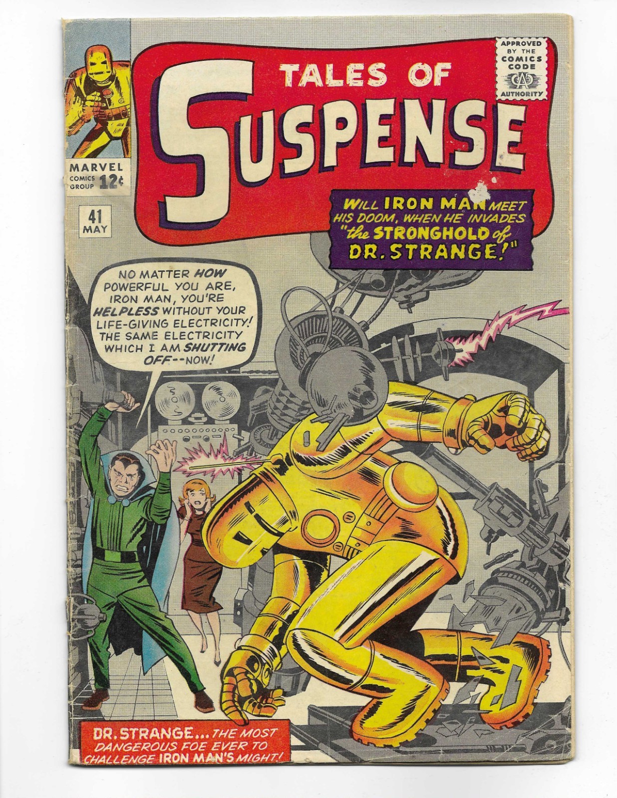 Tales Of Suspense 41 1963 Marvel Comics VG- 3.5 3rd App Iron Man