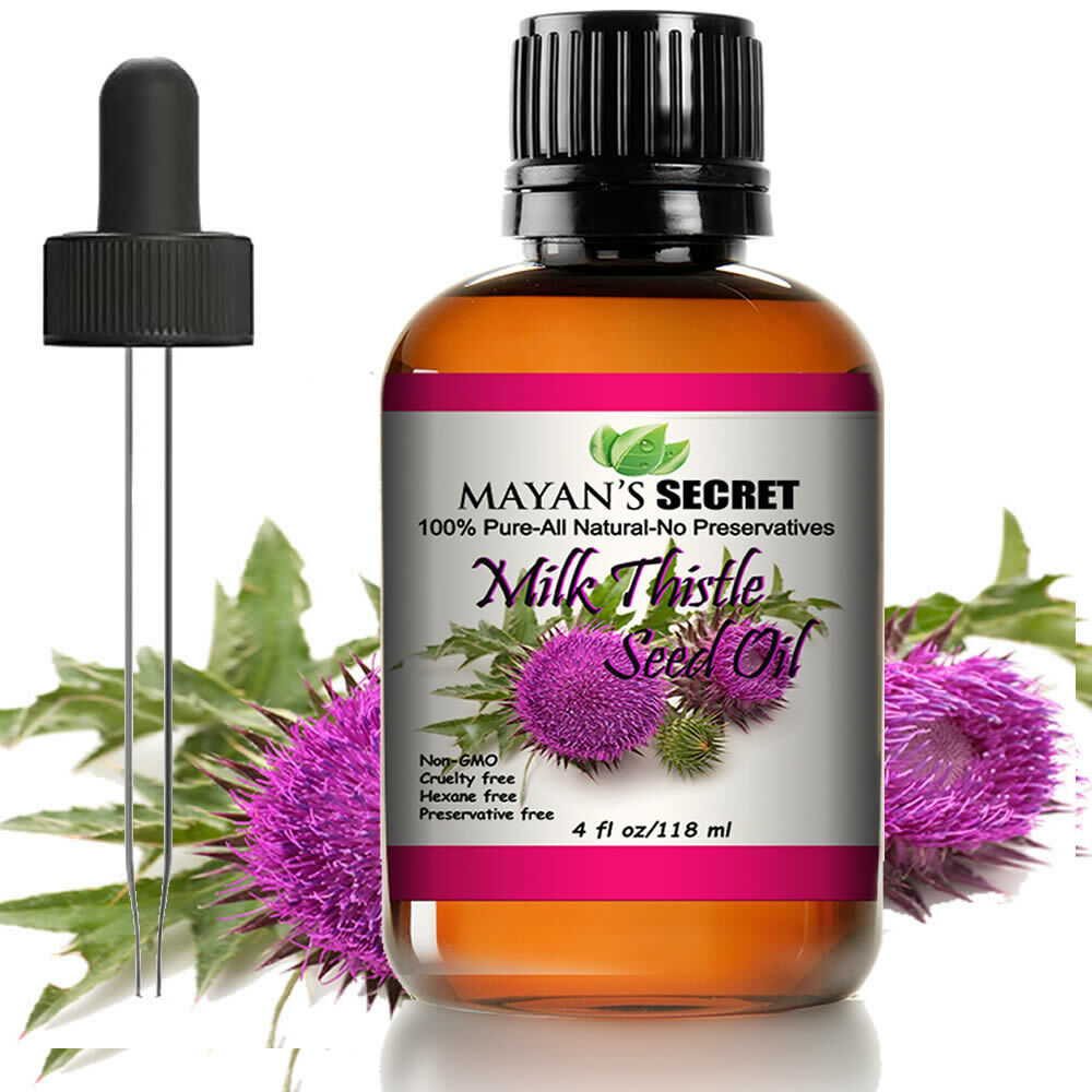 Mayan’s Secret - Milk Thistle Seed Oil Organic Cold Pressed 4 fl oz