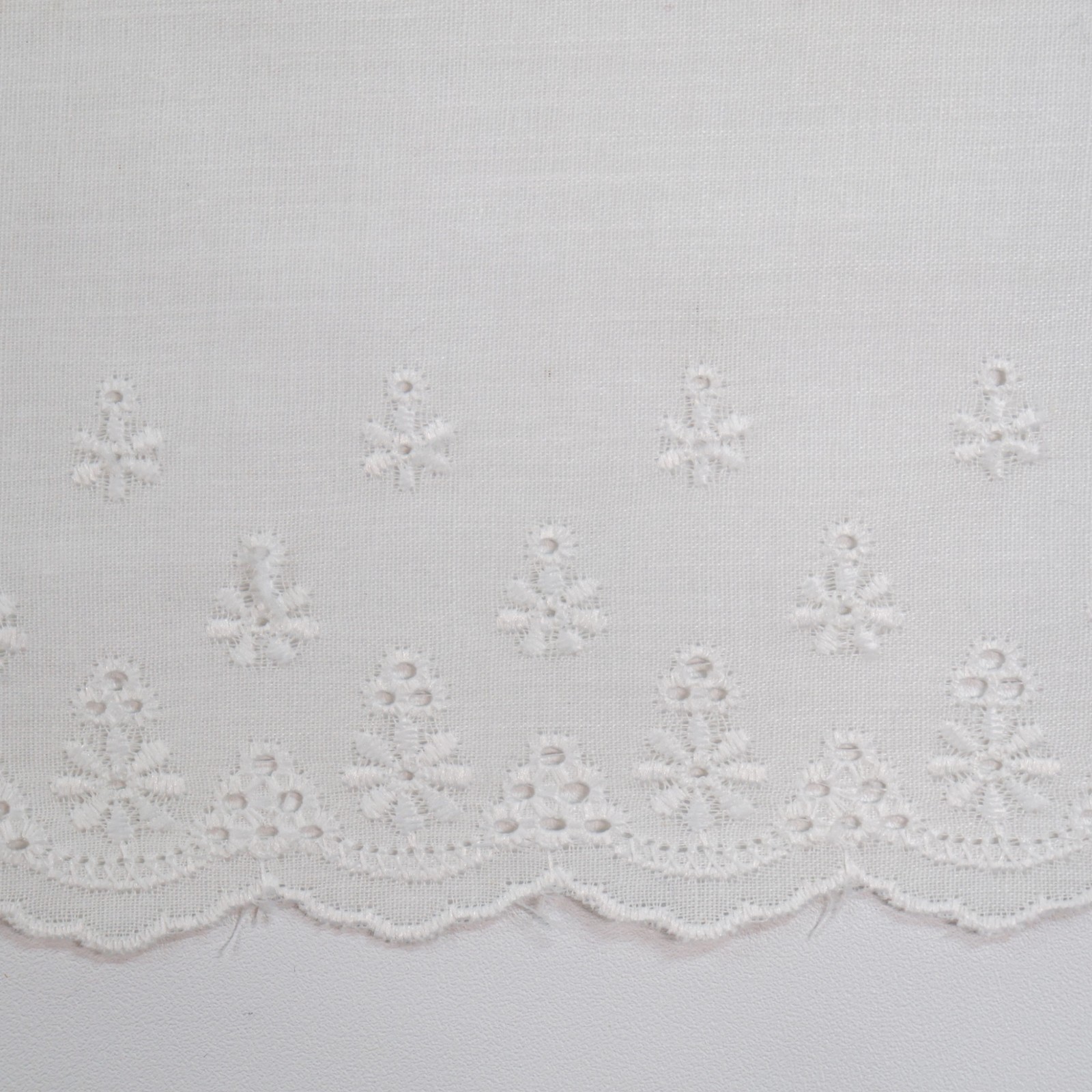 Stunning Vintage Embroidered Eyelet Lace 3.75\ Stunning Vintage Embroidered Eyelet Lace 3.75\