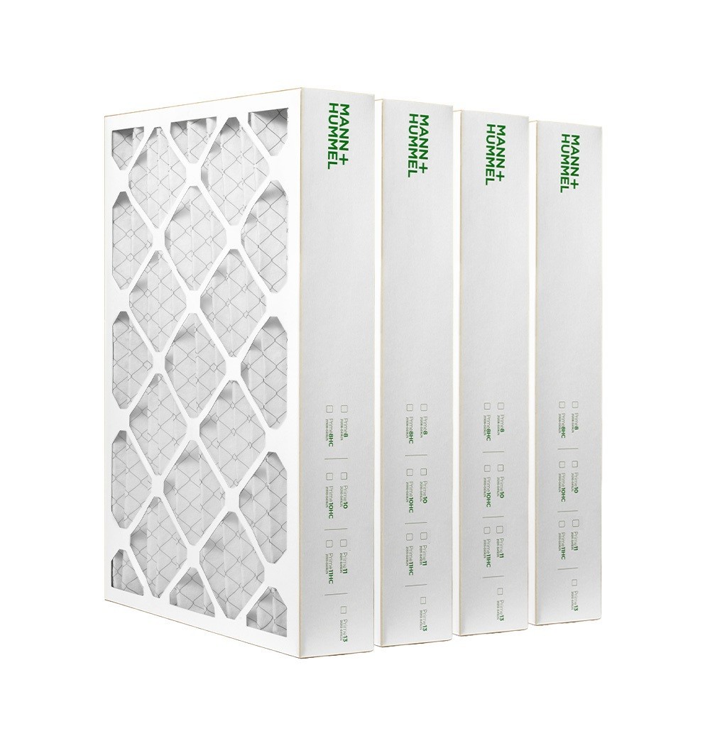 16x25x4 MERV 8 Pleated AC Furnace Air Filters.  4 Pack (Actual Depth: 3-3/4\