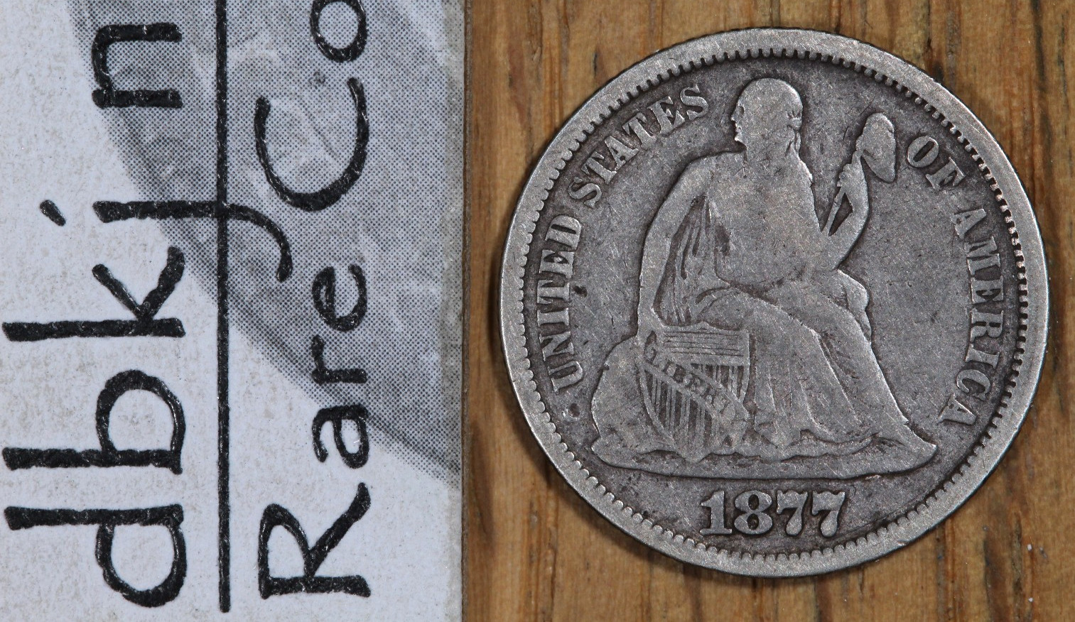 1877 (P) - Seated Liberty Dime 10¢ - VF - Very Fine 1877 (P) - Seated Liberty Dime 10¢ - VF - Very Fine