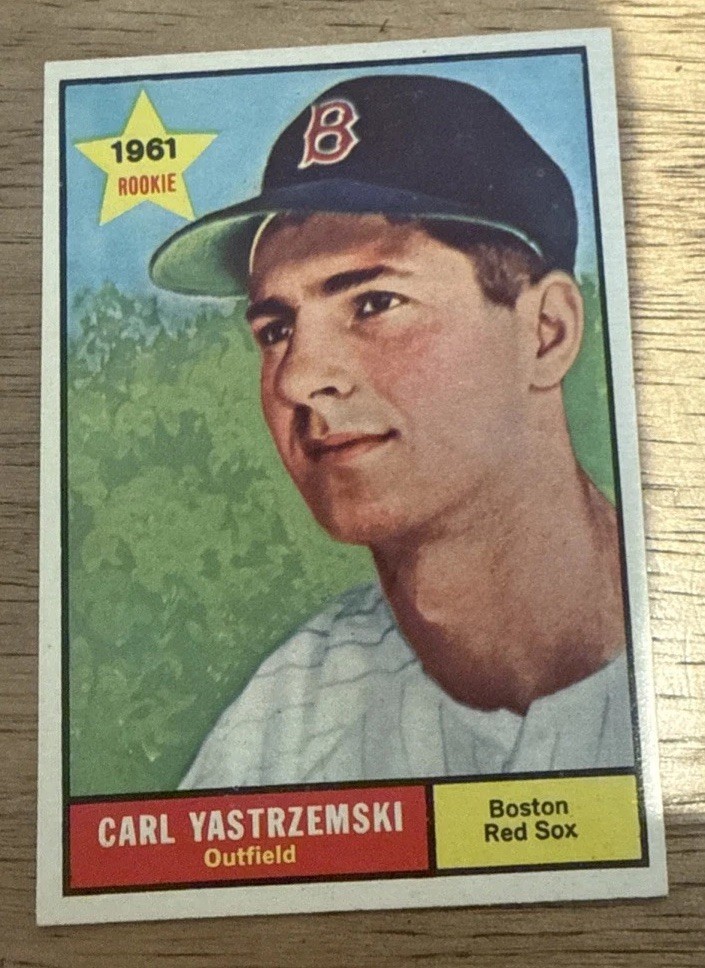 1961 Topps #287 Carl Yastrzemski Sharp, Centered And Clean NM 1961 Topps #287 Carl Yastrzemski Sharp, Centered And Clean NM