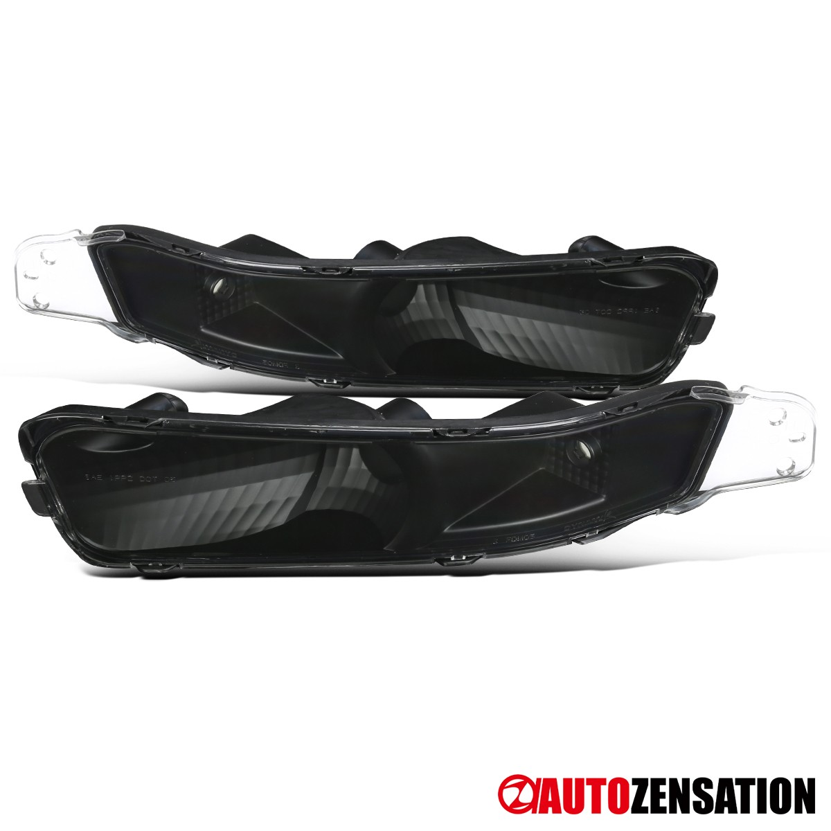 Fit 2005-2009 Ford Mustang Black Bumper Lights Turn Signal Parking Lamps 05-09 Fit 2005-2009 Ford Mustang Black Bumper Lights Turn Signal Parking Lamps 05-09