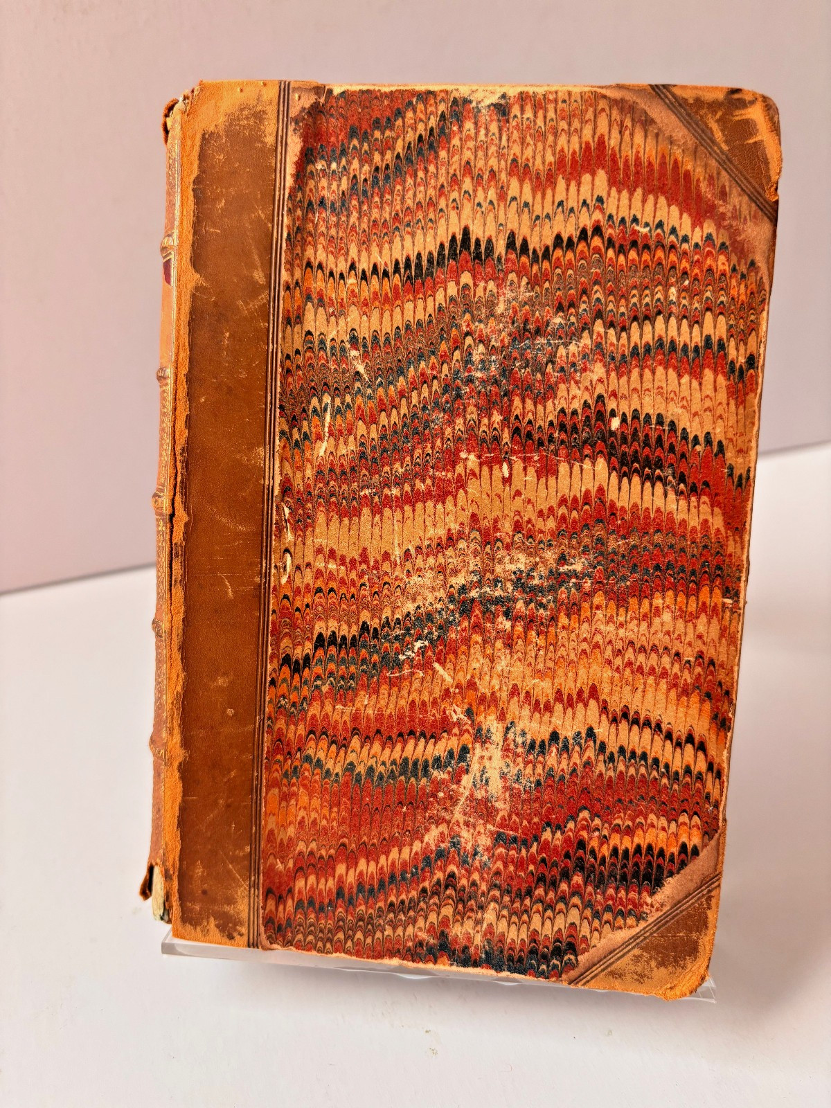 History of the Bastille Captives Davenport 1839 London Tegg Steel Marble Leather