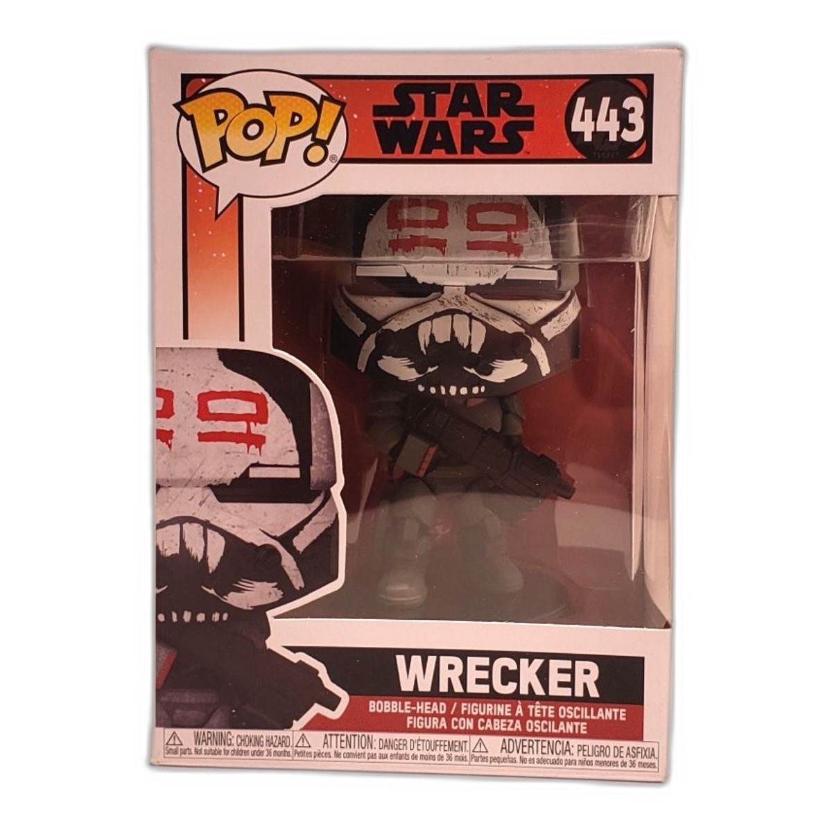 Funko POP Star Wars the Bad Batch WRECKER #443 Bobble Head Figure New Funko POP Star Wars the Bad Batch WRECKER #443 Bobble Head Figure New