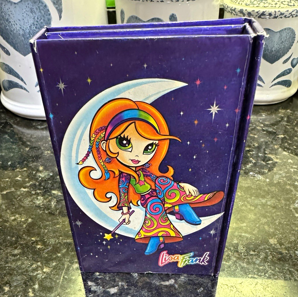 VTG Lisa Frank Illustrated Star Spiral-Bound Address Book Organizer w Calculator VTG Lisa Frank Illustrated Star Spiral-Bound Address Book Organizer w Calculator