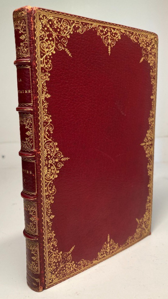1885 LA FONTAINE Contes ONE OF 20 CHINE SIGNED RAMAGE Morocco Etchings Vol I