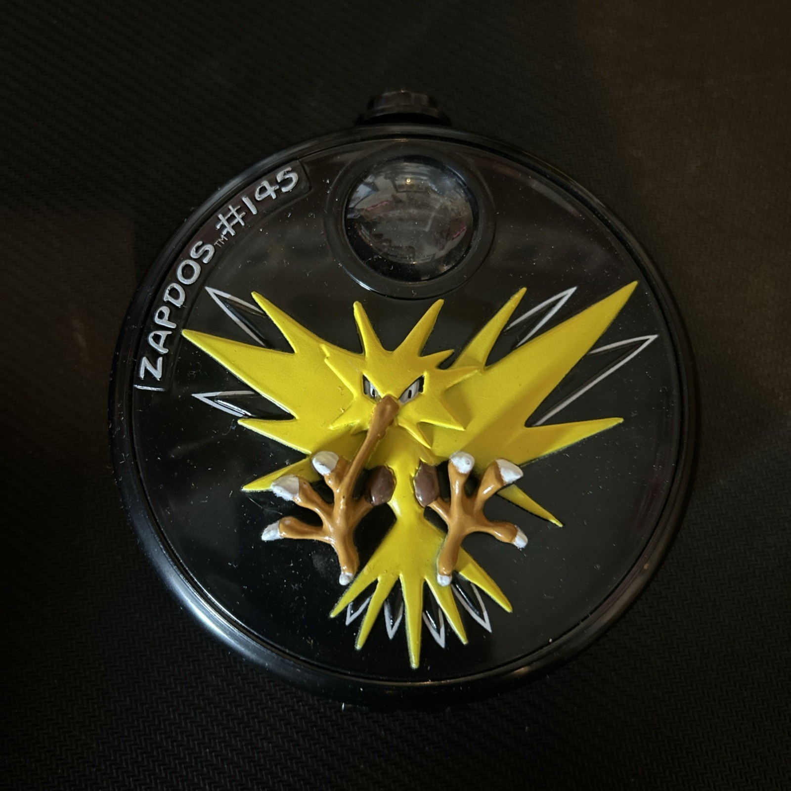 2 - Vintage 1998 Toy Biz Pokémon Marble Case with Zapdos & Hitmonchan No Marbles