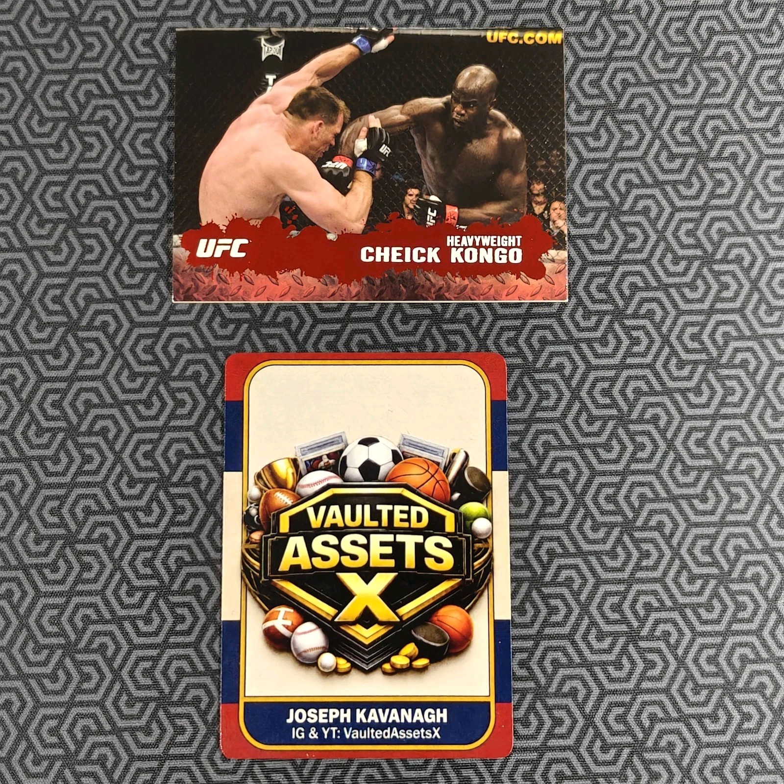 2009 Topps UFC Round 2 Cheick Kongo #15 Ruby 1/8 Rare 
