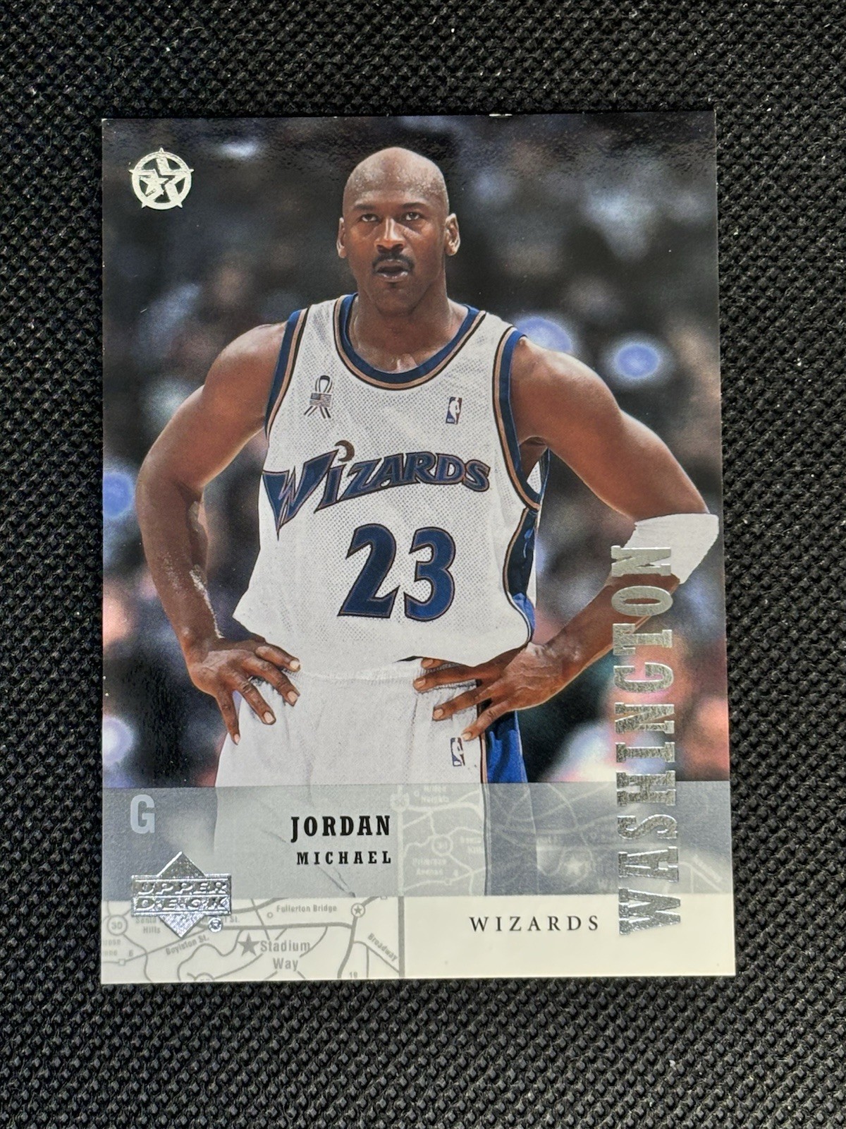Michael Jordan 2002-03 UD SuperStars #UD23 Washington Wizards HOF Michael Jordan 2002-03 UD SuperStars #UD23 Washington Wizards HOF