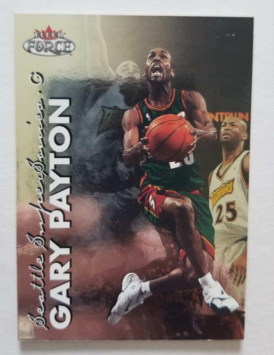 1999-00 Fleer Force Basketball Card Gary Payton #153 Seattle SuperSonics 1999-00 Fleer Force Basketball Card Gary Payton #153 Seattle SuperSonics
