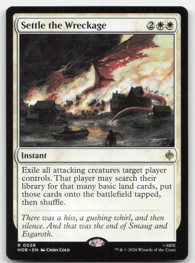 Settle the Wreckage 26 HOB The Hobbit Magic MTG NM