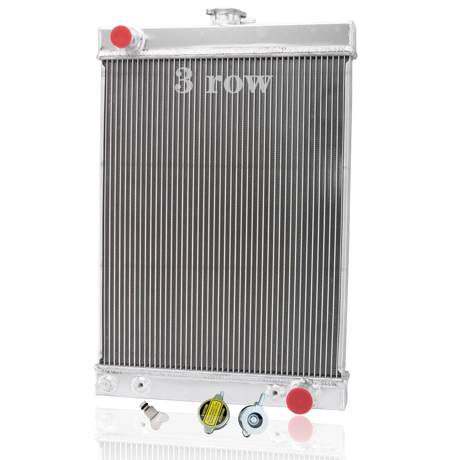 for Chevy GM 1930-50 3Row Aluminum Radiator Transmission Cooler Hot Rod Classic
