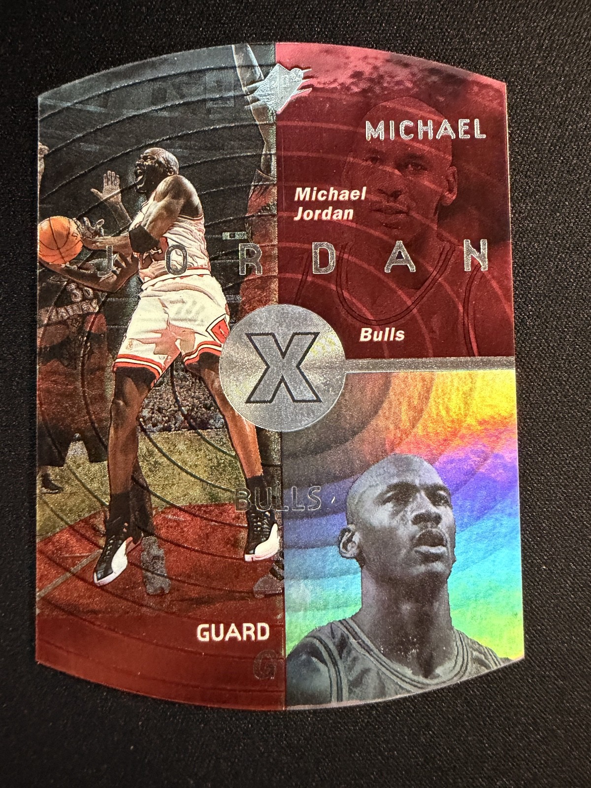 1997-98 Upper Deck SPx Silver Michael Jordan #6 Die-Cut Hologram Bulls 1997-98 Upper Deck SPx Silver Michael Jordan #6 Die-Cut Hologram Bulls