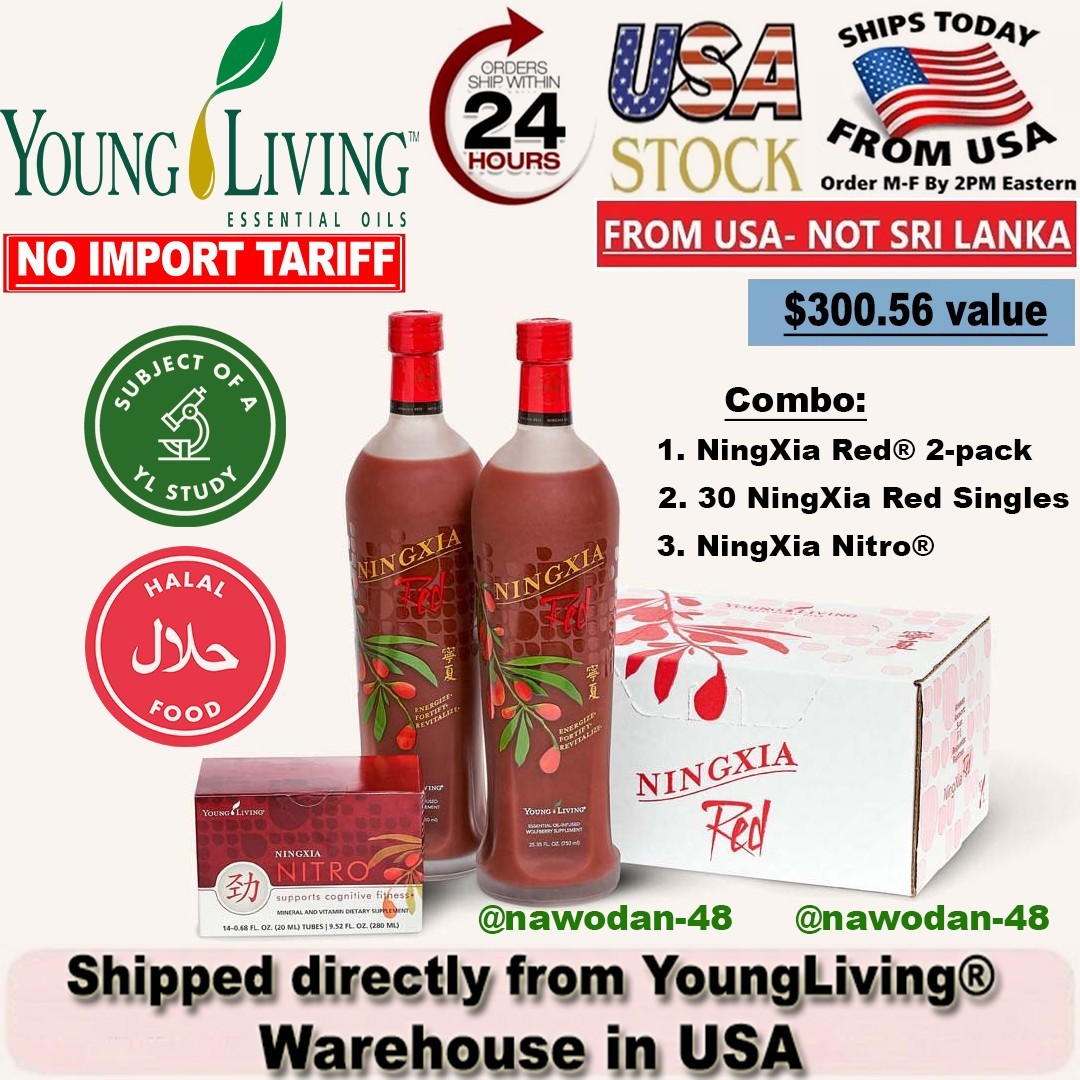 Young Living NingXia Red Starter Bundle Kit - $300 value - New in Box Exp. 2027