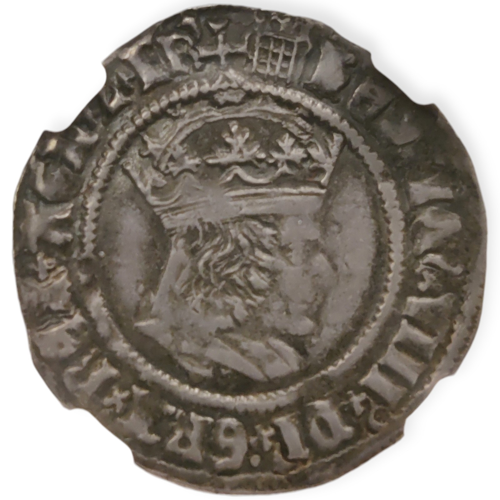 NGC XF45 1509-26 Henry VIII Groat 1st Coinage Portcullis England Hammered Silver NGC XF45 1509-26 Henry VIII Groat 1st Coinage Portcullis England Hammered Silver