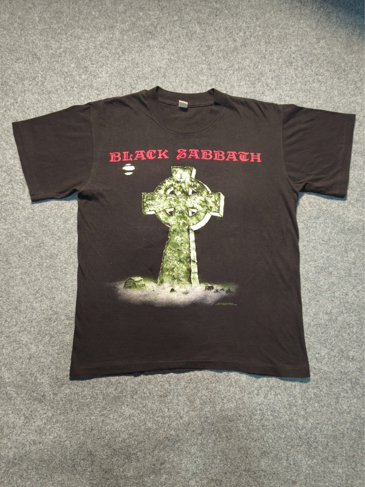 Rare 80s Black Sabbath 1989 Headless Cross Tour Tee