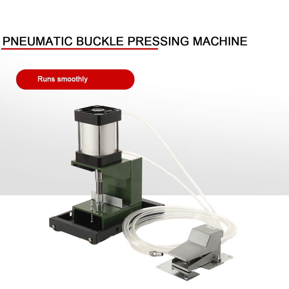 Pneumatic Buckle Punching Machine 12mm 13mm 16mm 18mm Punching Hole Size Steel