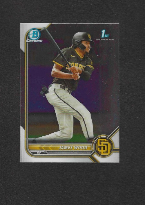 2022 Bowman James Wood Chrome BCP-108 - San Diego Padres