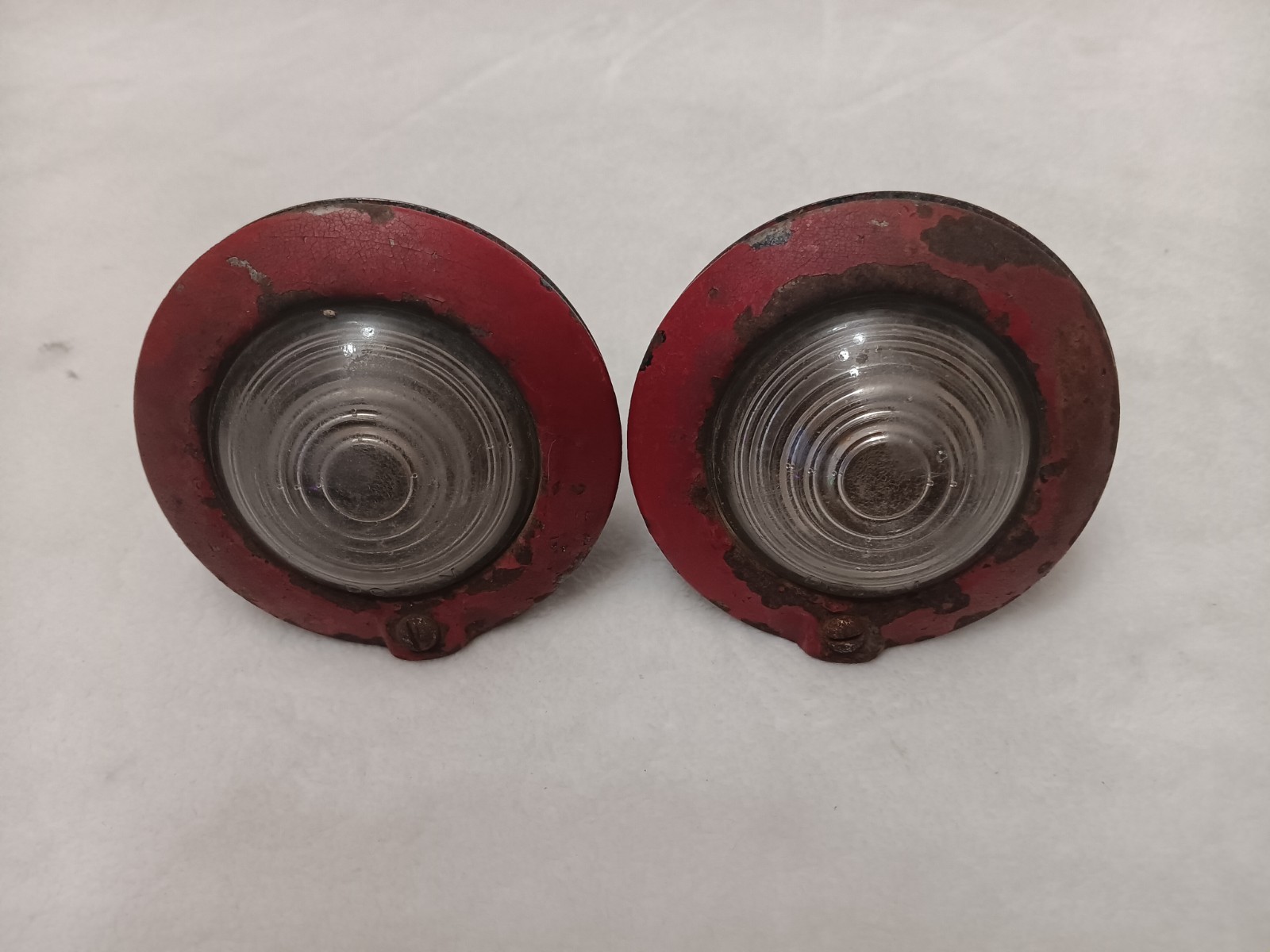 ** (2) Vintage 1940's 1950's Dodge Truck Jeep Willys DODAM Parking Signal Lights ** (2) Vintage 1940's 1950's Dodge Truck Jeep Willys DODAM Parking Signal Lights