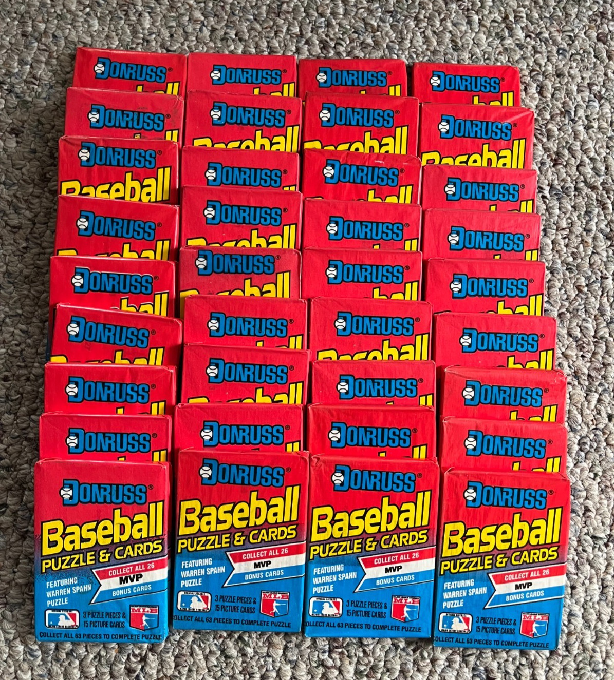 1989 Donruss Baseball wax Pack 36ct Lot = Full Box Griffey Smoltz Johnson RC?🔥 1989 Donruss Baseball wax Pack 36ct Lot = Full Box Griffey Smoltz Johnson RC?🔥