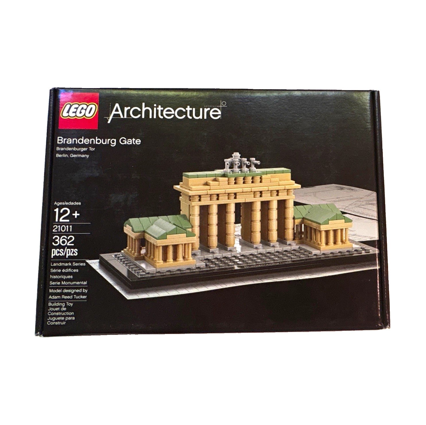 LEGO Architecture Brandenburg Gate 21011 New in Sealed Box 362 pcs LEGO Architecture Brandenburg Gate 21011 New in Sealed Box 362 pcs
