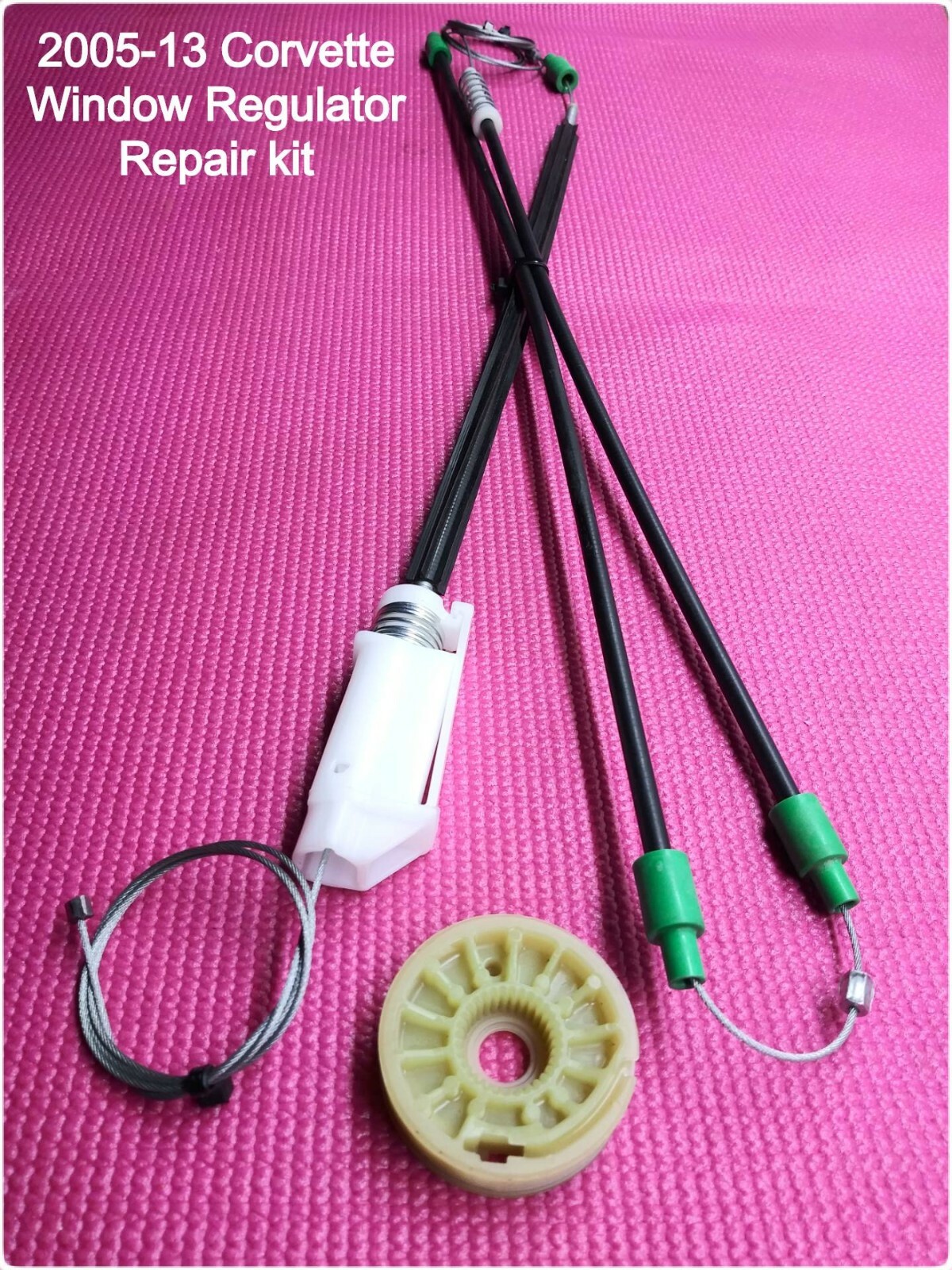 2005-13 Corvette C6 Window Regulator Repair Kit Fits Front Passenger 2005-13 Corvette C6 Window Regulator Repair Kit Fits Front Passenger