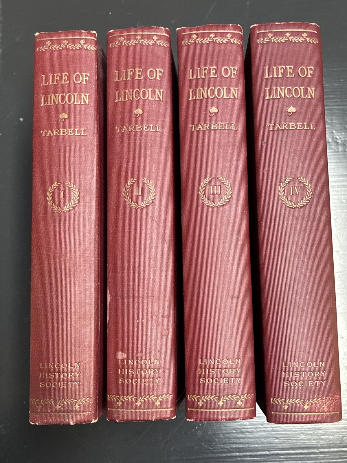 Life Of Abraham Lincoln By Ida M. Tarbell Vol. 1-4 1924 Life Of Abraham Lincoln By Ida M. Tarbell Vol. 1-4 1924