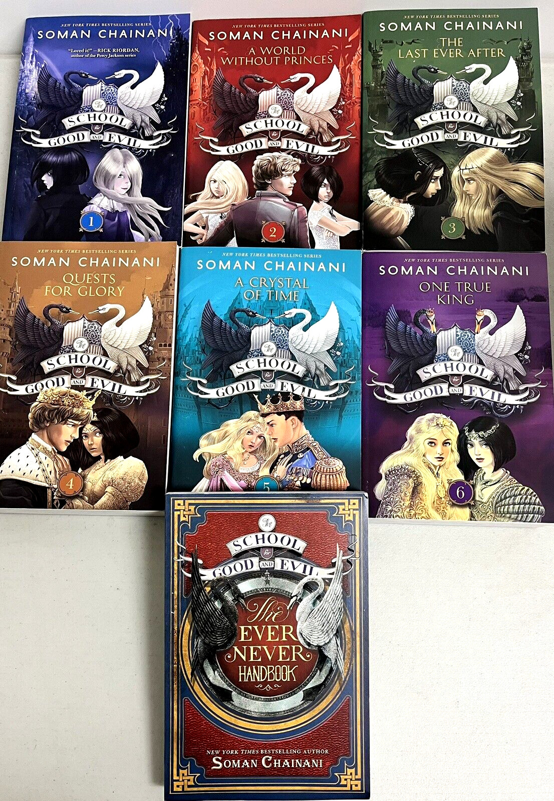 The School for Good and Evil Books#1-6 plus one bonus book Brand New