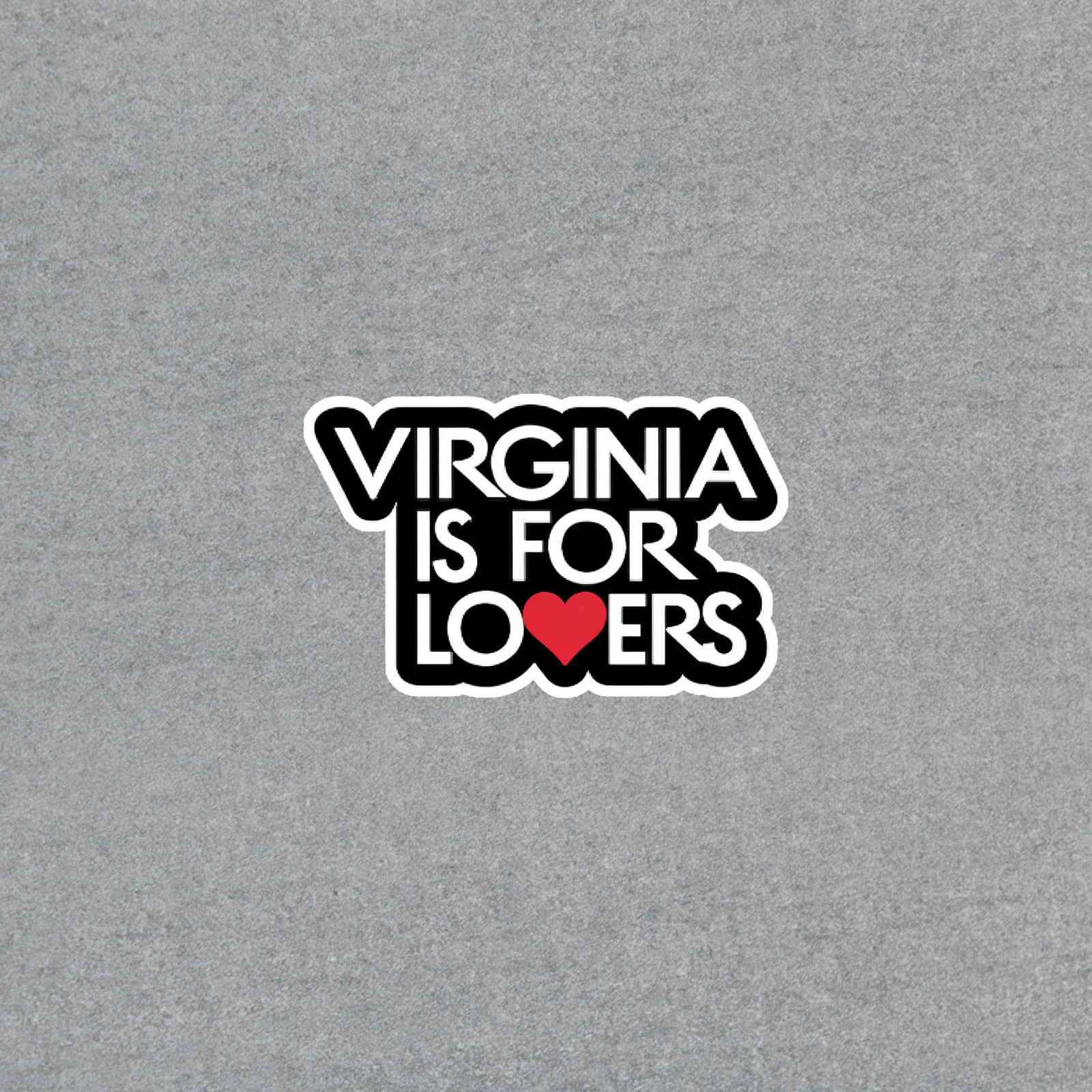 Virginia Is For Lovers Sticker - State Pride Decal with Heart #4110