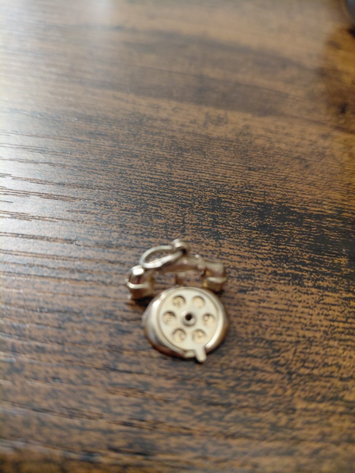 Vintage 14K Gold Rotary Telephone “I Love U / Hello” Charm Vintage 14K Gold Rotary Telephone “I Love U / Hello” Charm