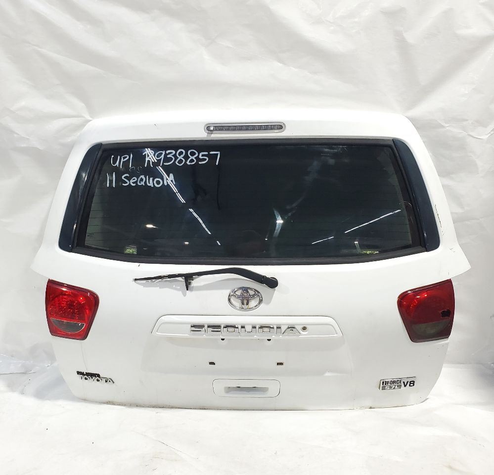 2008 2017 Toyota Sequoia OEM Deck Tailgate 040 Super White 