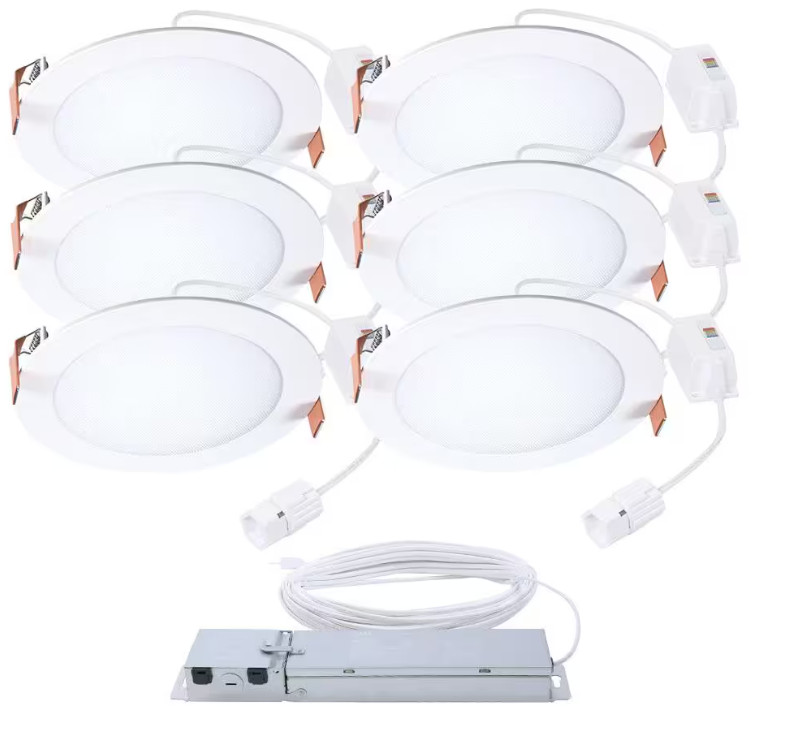 Halo QuickLink Low Voltage 4 in. Selectable CCT 2700-5000K Canless LED 6PK Halo QuickLink Low Voltage 4 in. Selectable CCT 2700-5000K Canless LED 6PK