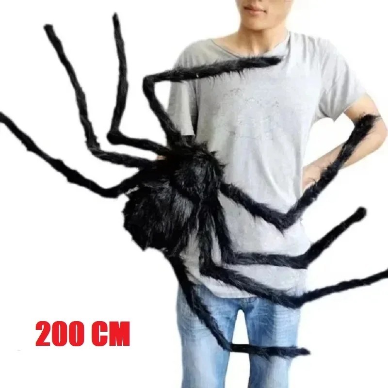 Halloween Big Plush Spider Horror Halloween Decoration Party Prop Outdoor Giant