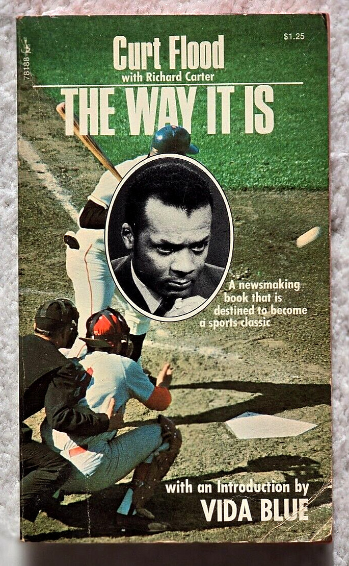 Curt Flood Paperback 1972 \