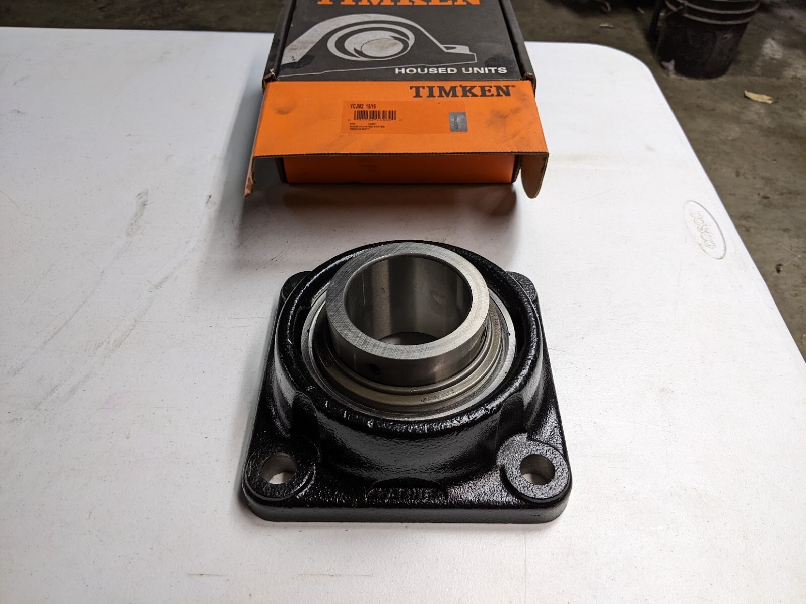 Timken YCJM2 15/16 Medium Duty 4 Blot flange Bearing 2-15/16 YCJM 2-15/16 Timken YCJM2 15/16 Medium Duty 4 Blot flange Bearing 2-15/16 YCJM 2-15/16