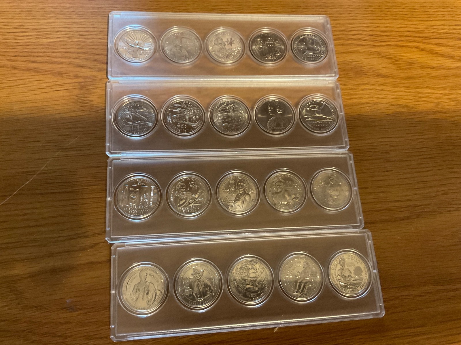 2022 - 2025 American Women 20 Quarters  Uncirc Complete Set in Mint Set Holders