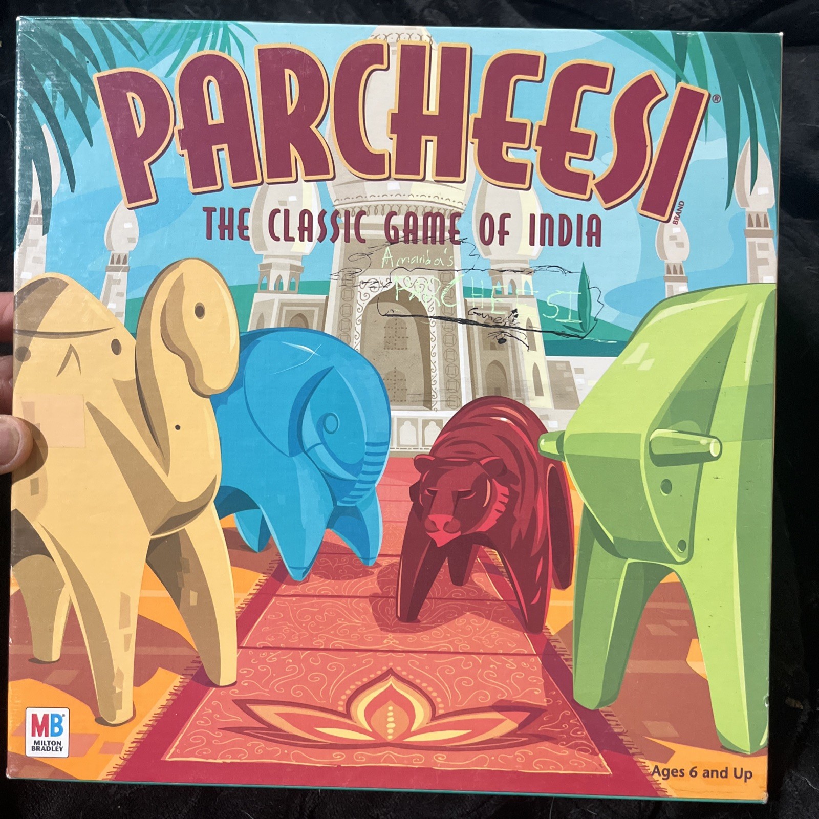 Parcheesi - The Classic Game Of India - MB Board Game - Vintage 2001 - Complete Parcheesi - The Classic Game Of India - MB Board Game - Vintage 2001 - Complete